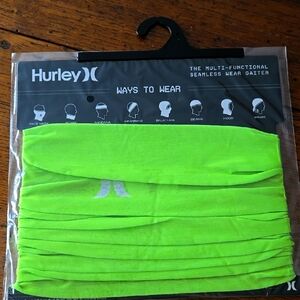 Hurley Neon Green Seamless Wear Gaiter
